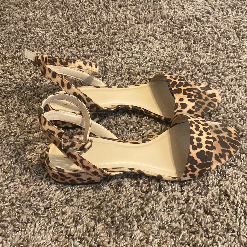 A New Day Cheetah Ankle Sandal